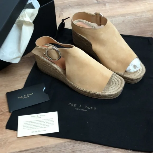 rag & bone Calla Espadrille Wedge Size 39 NWT - Picture 7 of 14
